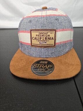 OFFICIAL Crown of Strapbacks Laurel Hat Men's One Size Blue Red White Brown